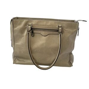 Rebecca Minkoff gray genuine leather shoulder bag